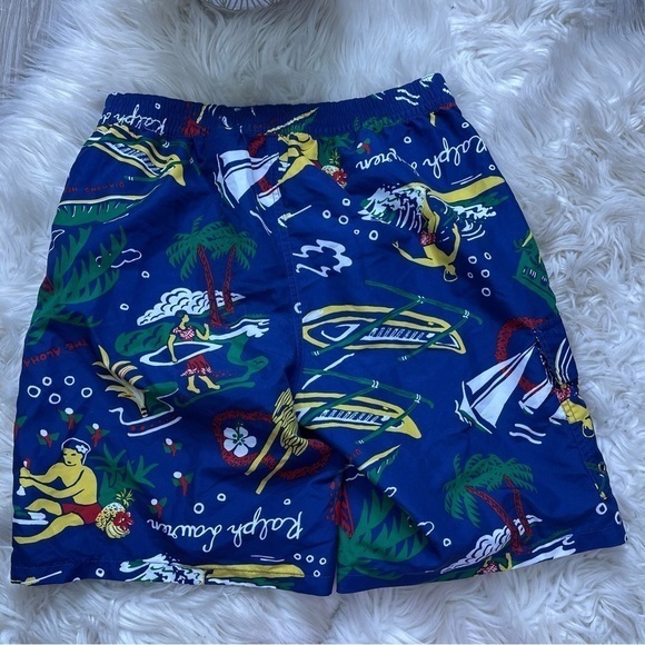 Polo Ralph Lauren Hawaiian Print Swim Trunks - Picture 4 of 7